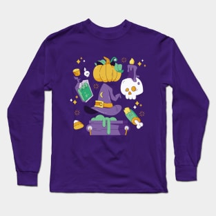 Halloween Collage Long Sleeve T-Shirt